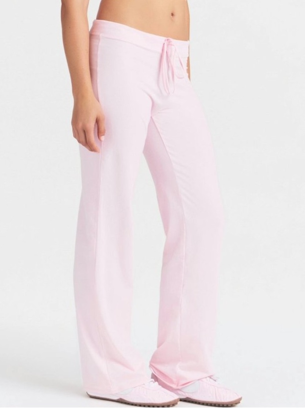 Cotton jersey Straight Leg Pant color cherry blossom